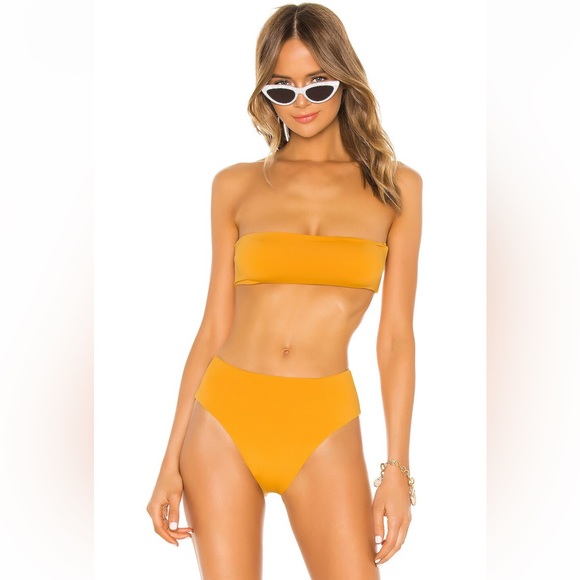 HAIGHT. Marcella High Waisted Strapless Strappy Convertible Bikini - Picture 2 of 3